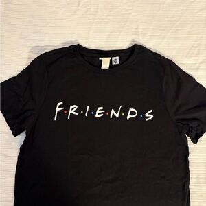 Black Friends Logo T-Shirt